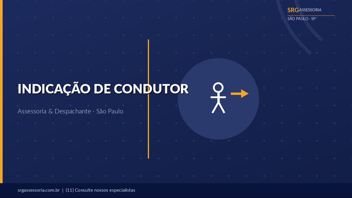 Indicação de Condutor