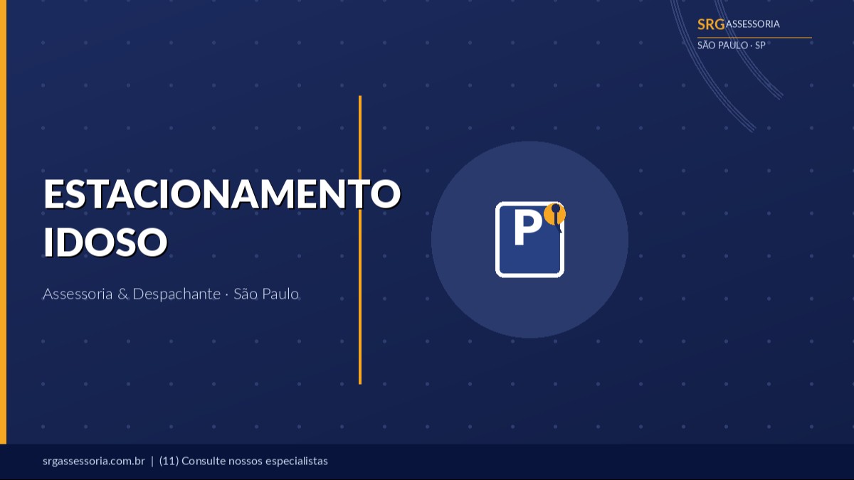 Cartão de Estacionamento para Idosos