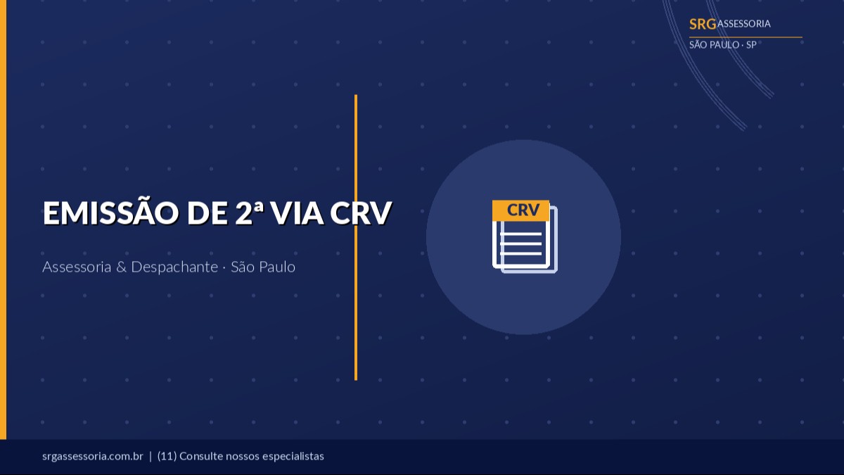 Emissão de 2ª Via de CRV